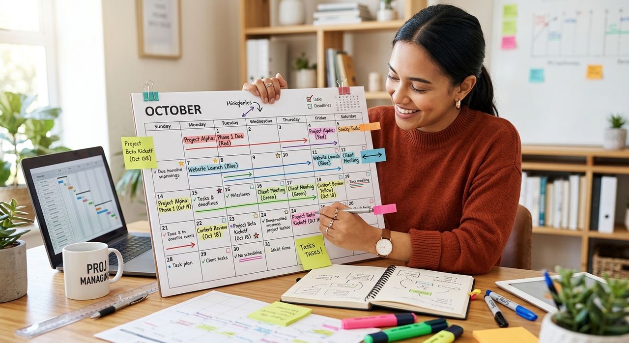 How to Use Printable Calendars for Better Project Time Management